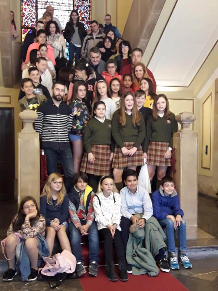 Recepción alumnado cooperativas escolares Recepción alumnado cooperativas escolares