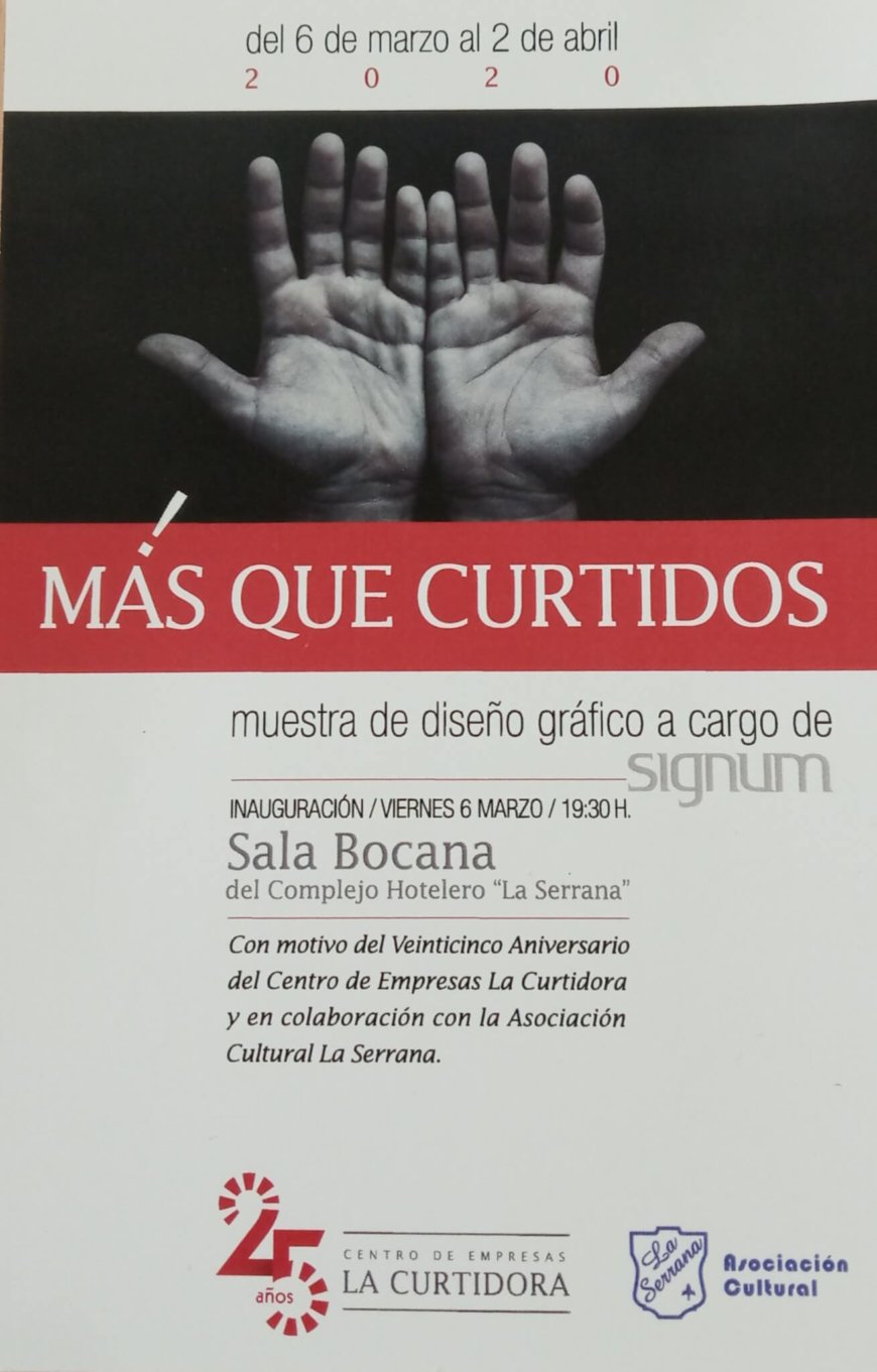Más que curtidos con Monchi Pedreira de SIGNUM Más que curtidos con Monchi Pedreira de SIGNUM