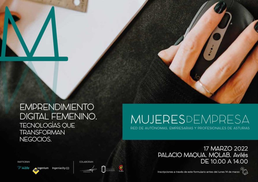 Emprendimiento digital femenino. Tecnologías que transforman negocios.