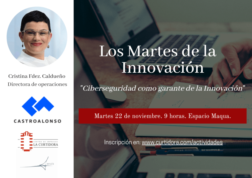 Los Martes de la Innovación. Cristina Fernández Caldueño. Castroalonso. Los Martes de la Innovación. Cristina Fernández Caldueño. Castroalonso.