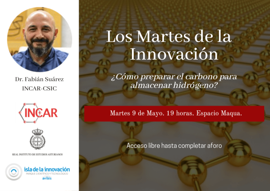 Los Martes de la Innovación: ¿Cómo preparar el carbono para almacenar hidrógeno?