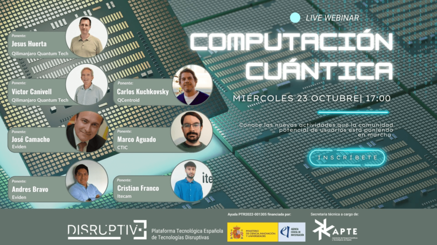 Webinar Computación Cuántica: Empresas y Administraciones Públicas