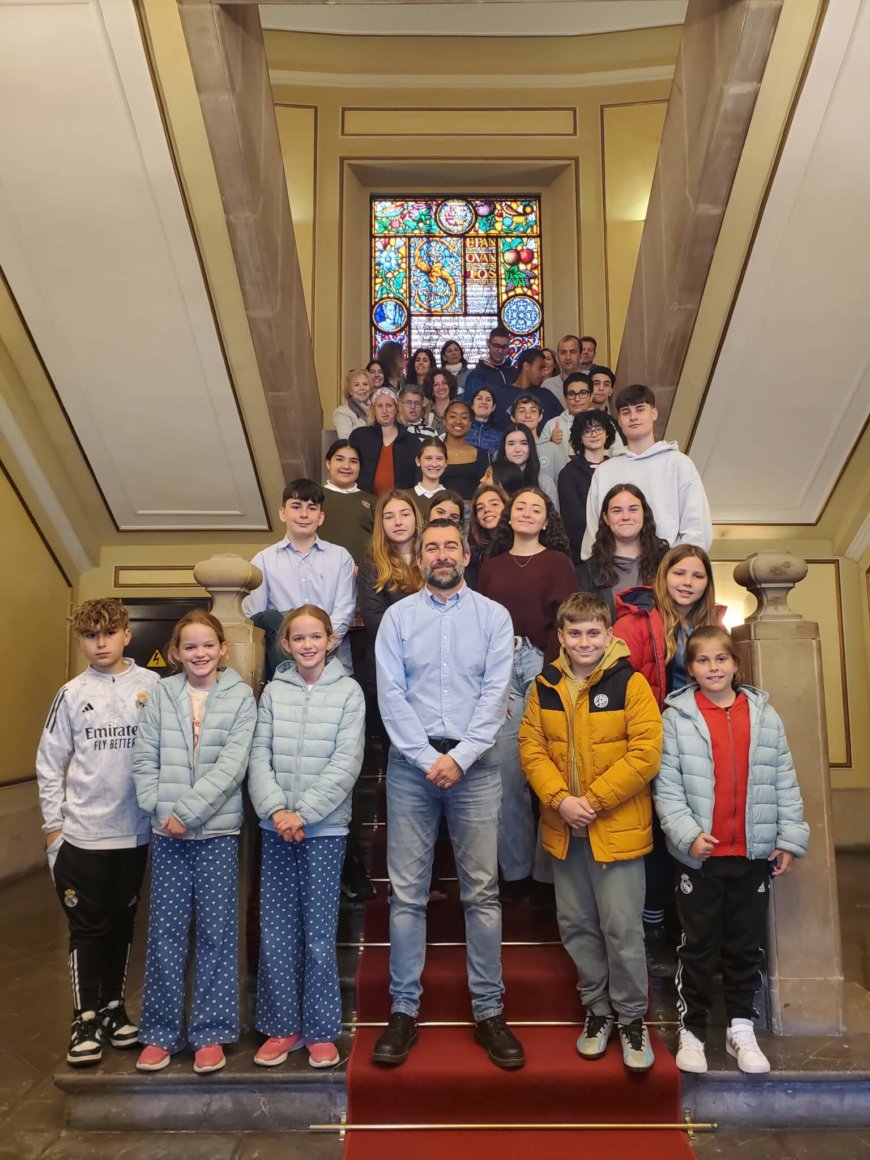 Recepción al alumnado de las cooperativas escolares 2026